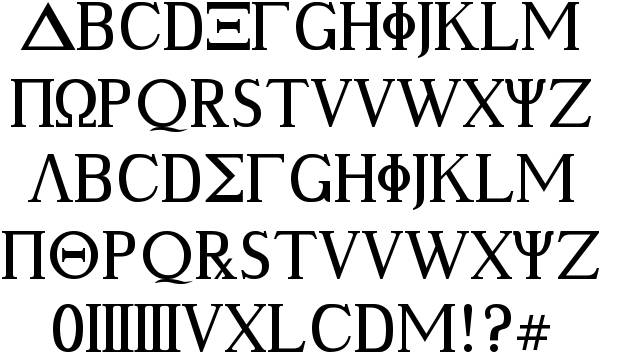 free ancient greek fonts